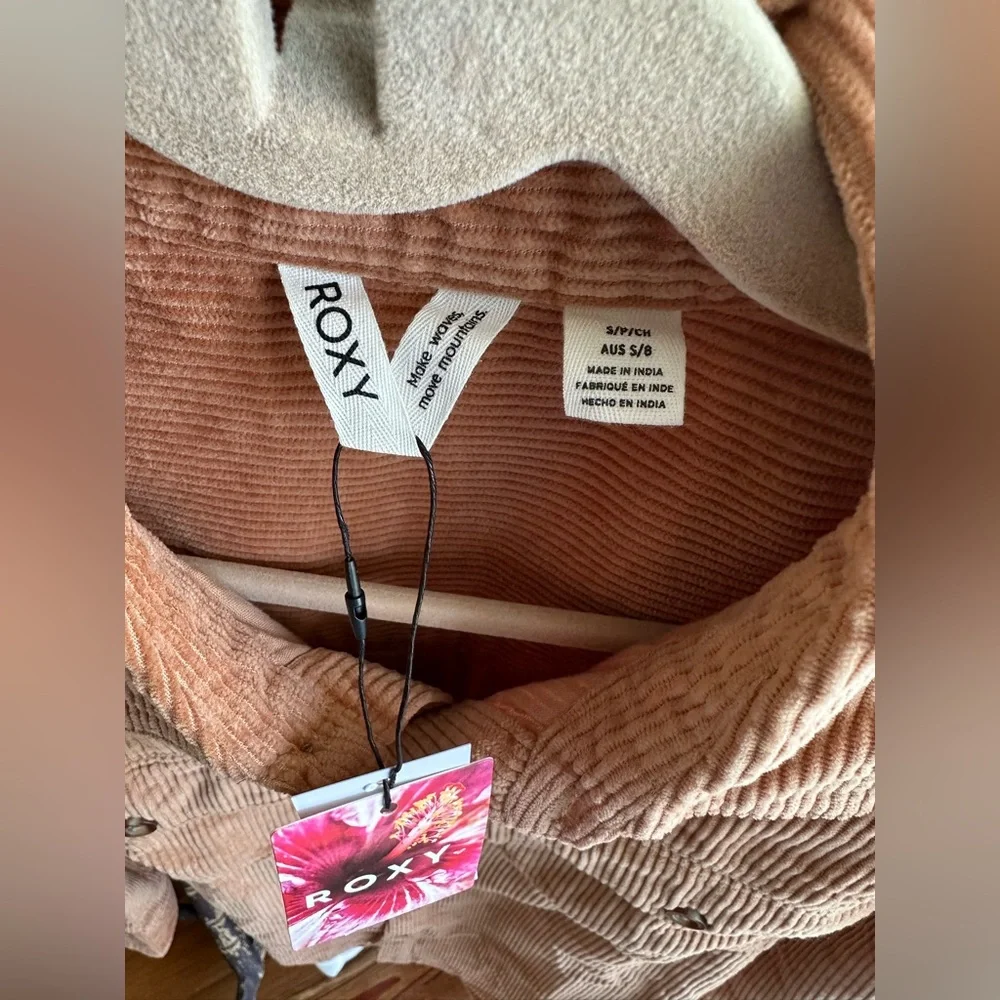 Roxy Brown Corduroy Jacket - Picture 2 of 5